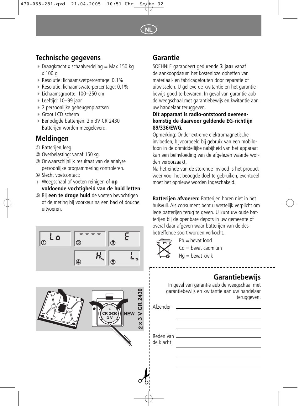 SOEHNLE Body Balance Lago User Manual | Page 32 / 112