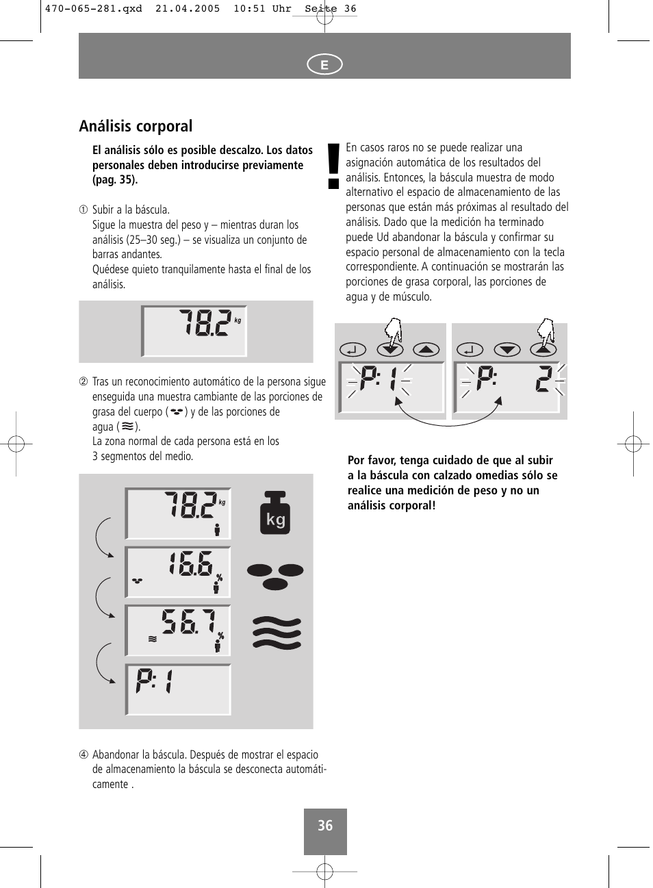SOEHNLE Body Balance Lago User Manual | Page 36 / 112