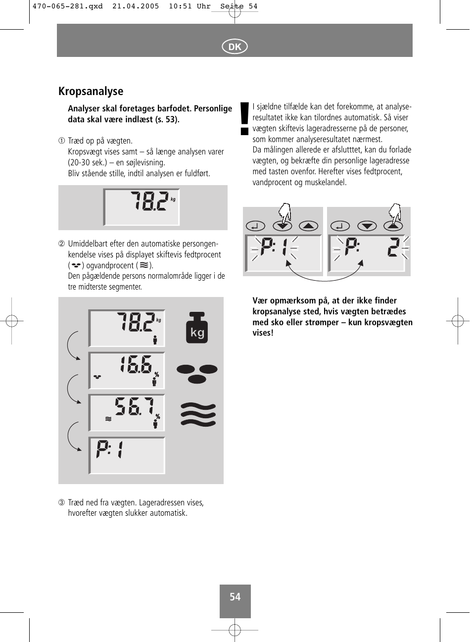 SOEHNLE Body Balance Lago User Manual | Page 54 / 112