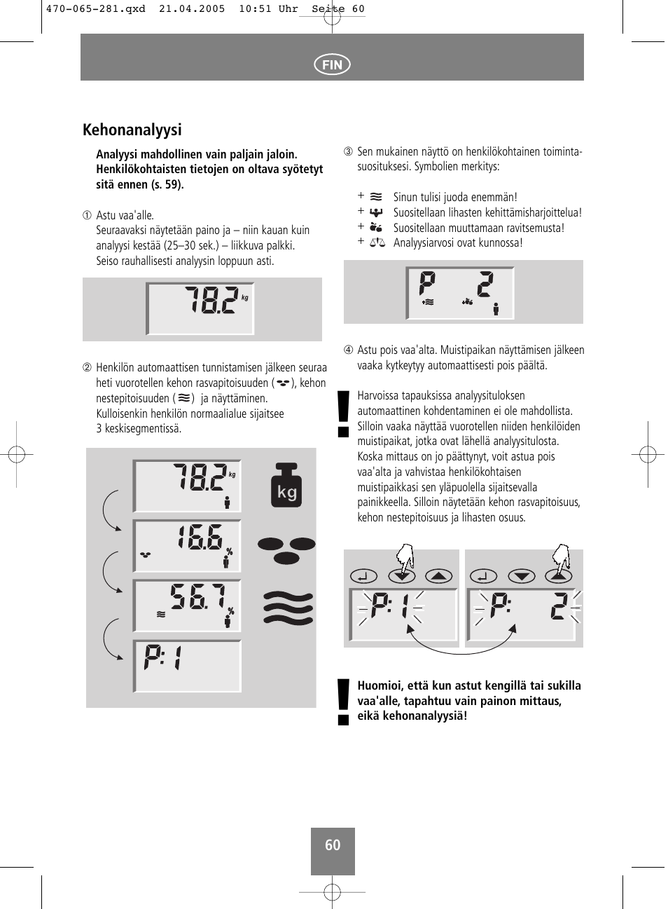 SOEHNLE Body Balance Lago User Manual | Page 60 / 112