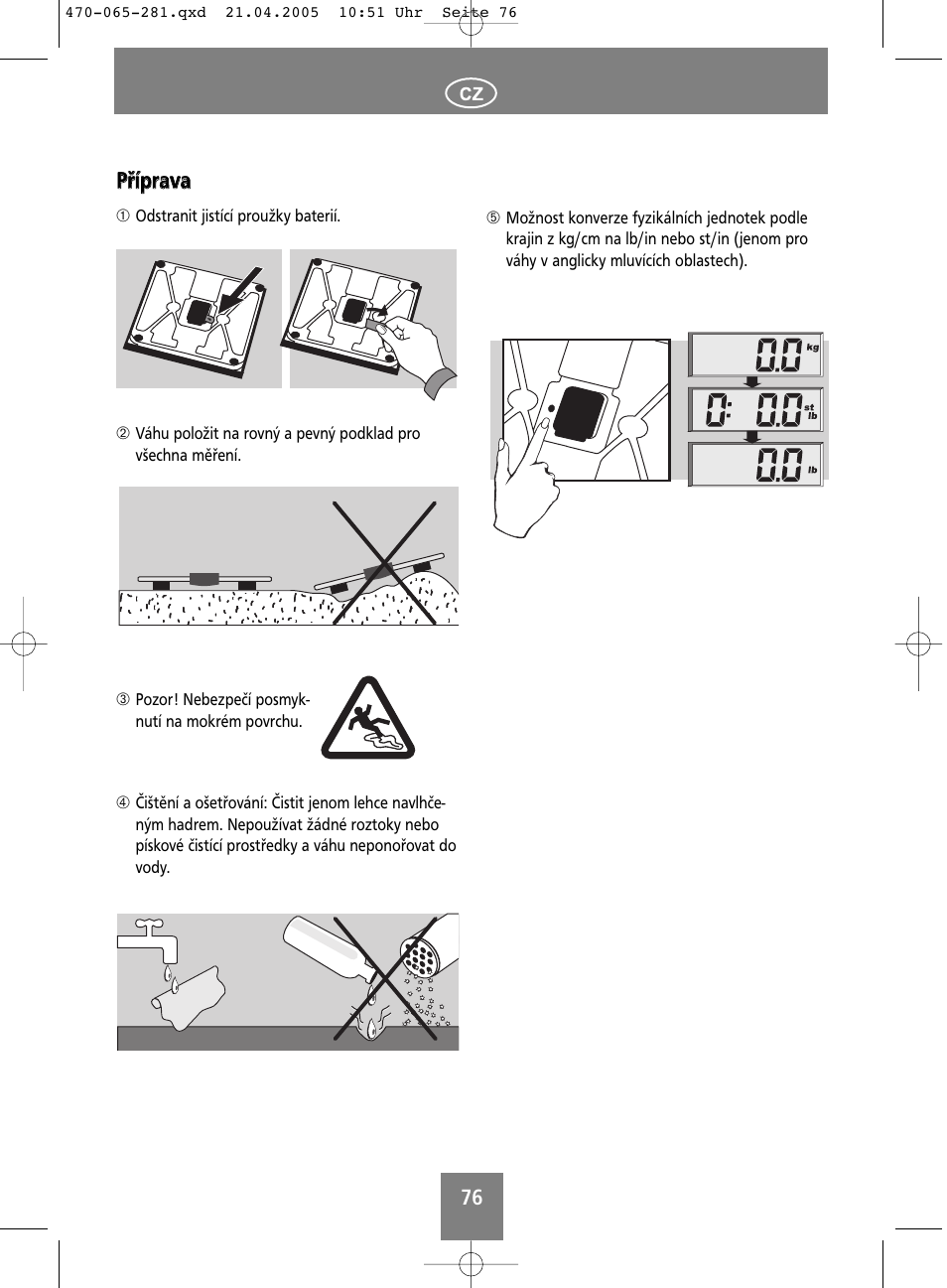 Ppřřííp prraavvaa | SOEHNLE Body Balance Lago User Manual | Page 76 / 112
