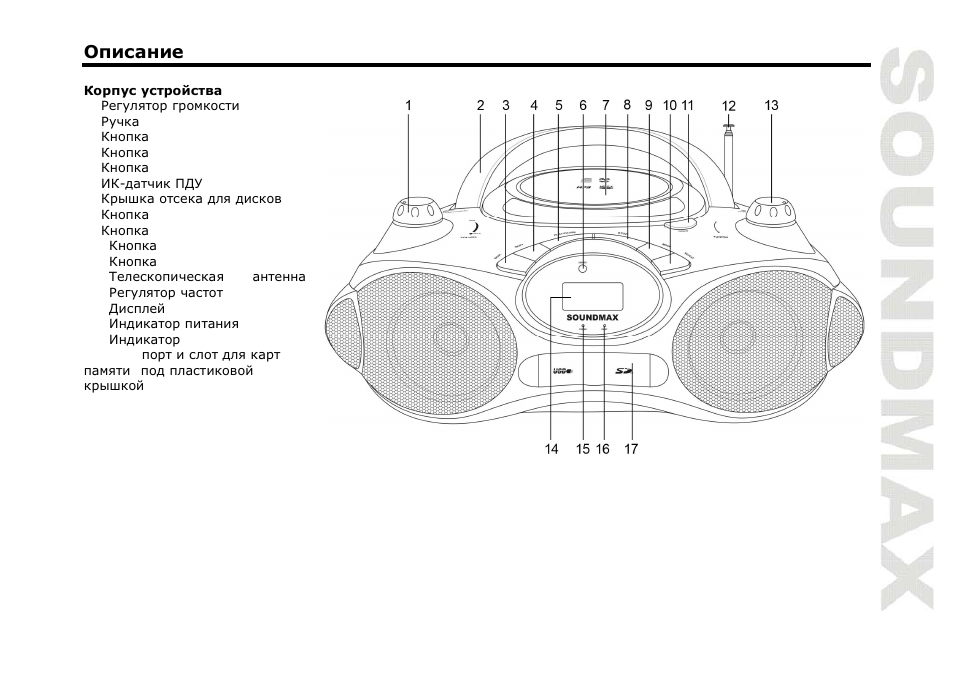 SoundMax SM-2409 User Manual | Page 23 / 38