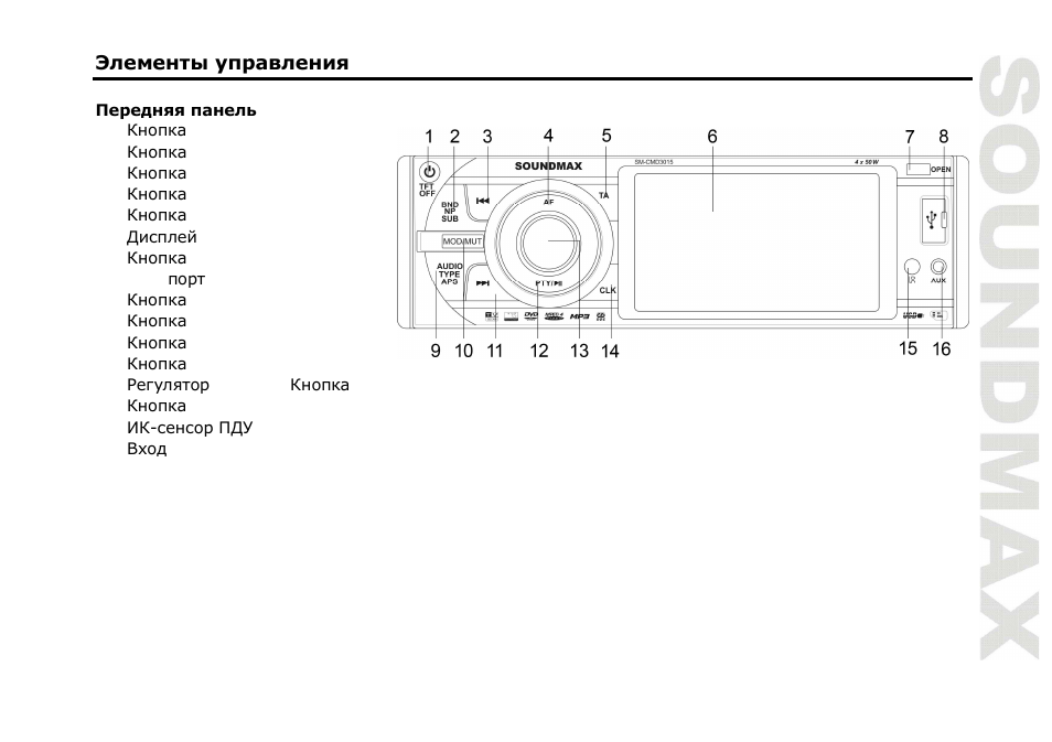 SoundMax SM-CMD3015 User Manual | Page 45 / 70