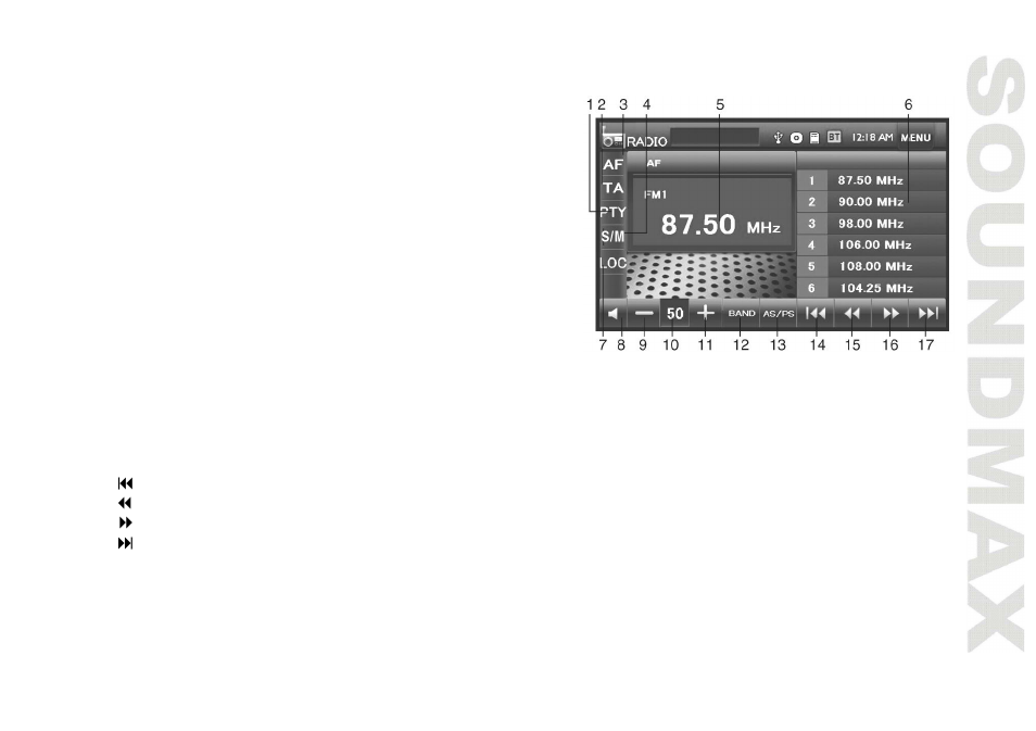 Radio oper ations | SoundMax SM-CMMD7001 User Manual | Page 21 / 70