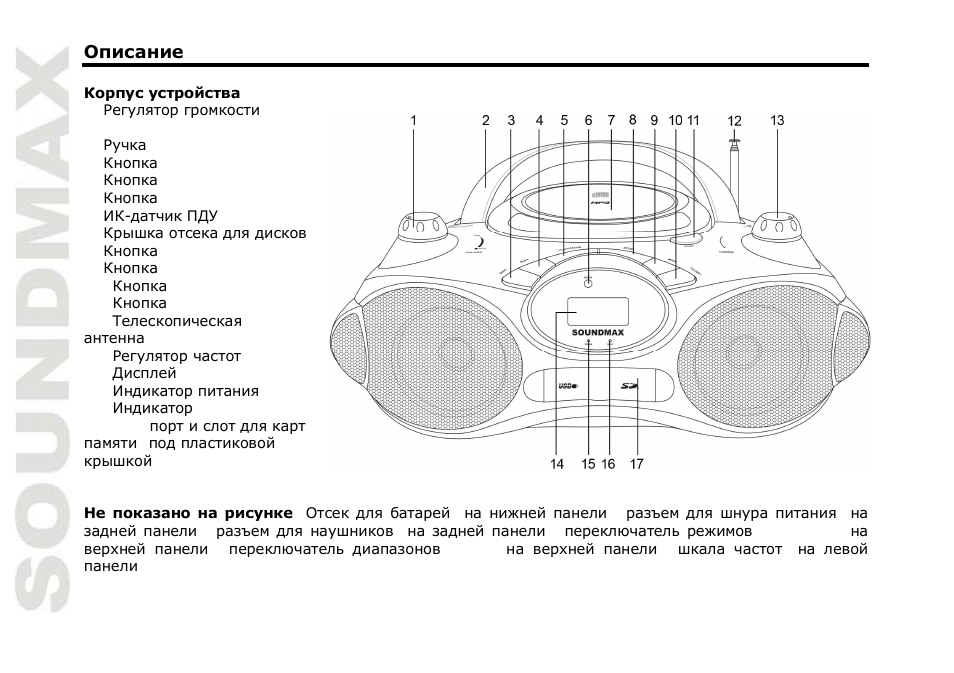 SoundMax SM-2408 User Manual | Page 8 / 14