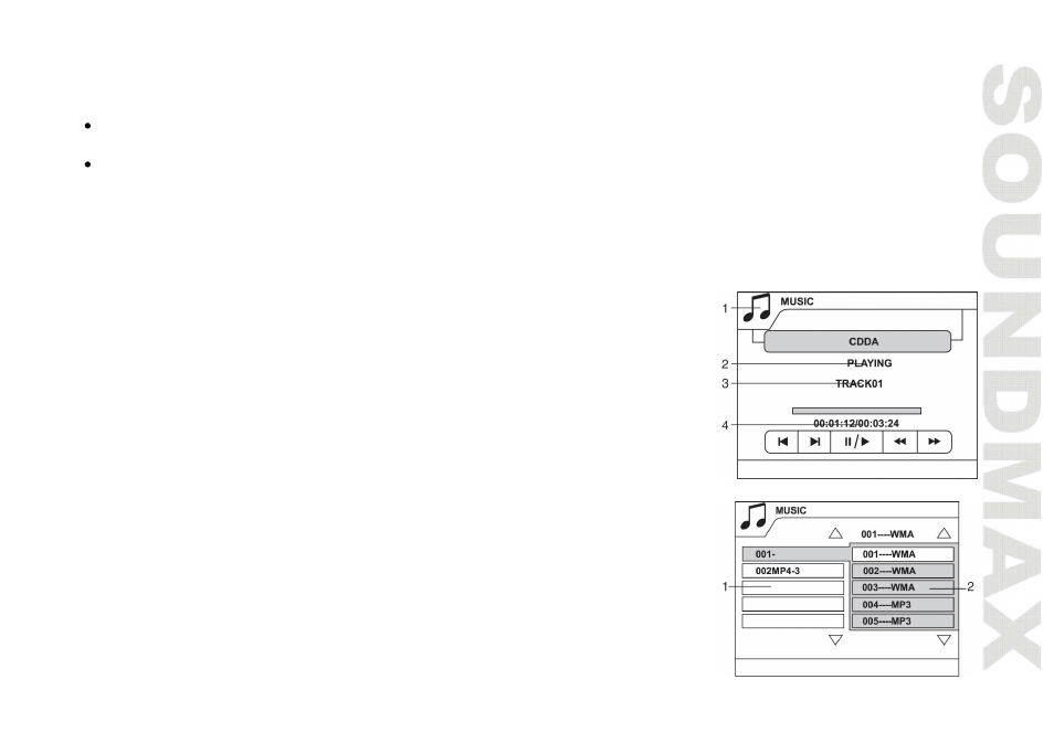 Disc/us b/sd/mmc operations | SoundMax SM-CMD3016 User Manual | Page 21 / 64