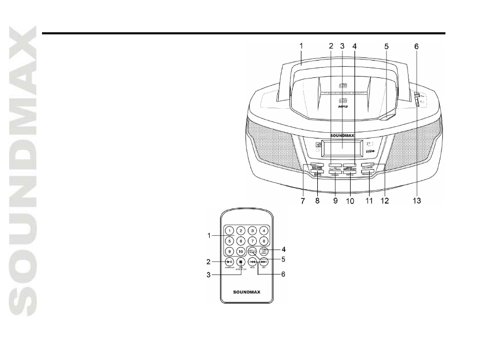 SoundMax SM-2406 User Manual | Page 2 / 13