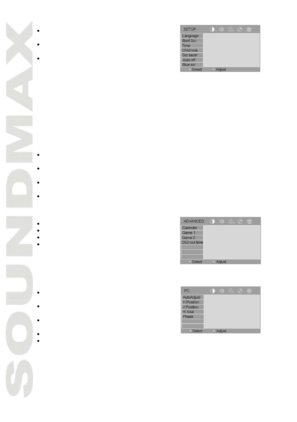 SoundMax SM-LCD811 User Manual | Page 8 / 17