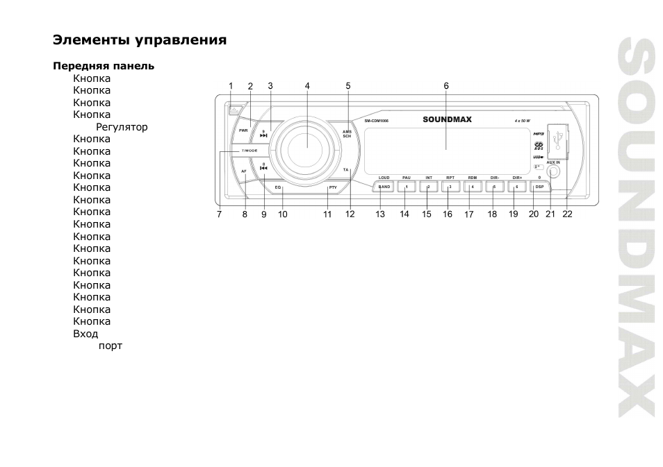 SoundMax SM-CDM1066 User Manual | Page 31 / 45