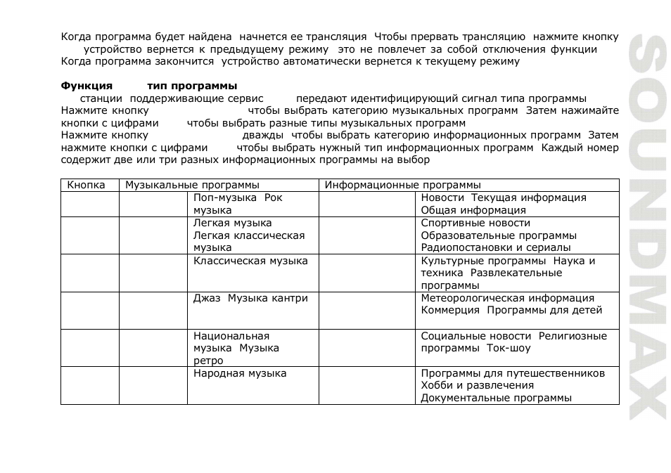 SoundMax SM-CMD3008 User Manual | Page 51 / 64