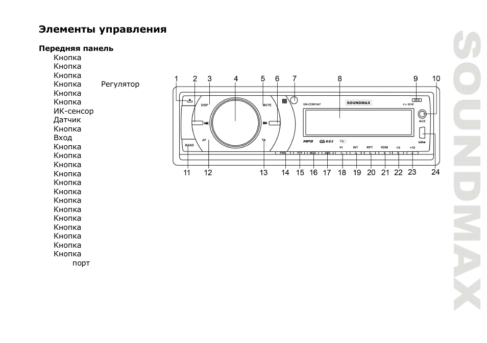 SoundMax SM-CDM1047 User Manual | Page 35 / 52