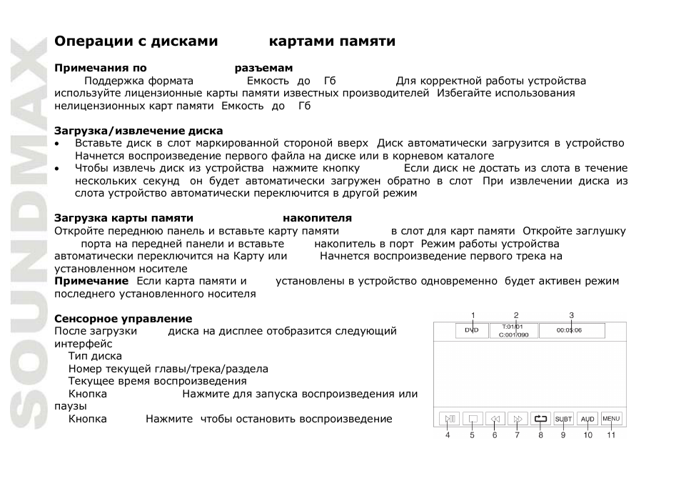 Usb/ sd/mmc | SoundMax SM-CMD5003 User Manual | Page 58 / 67