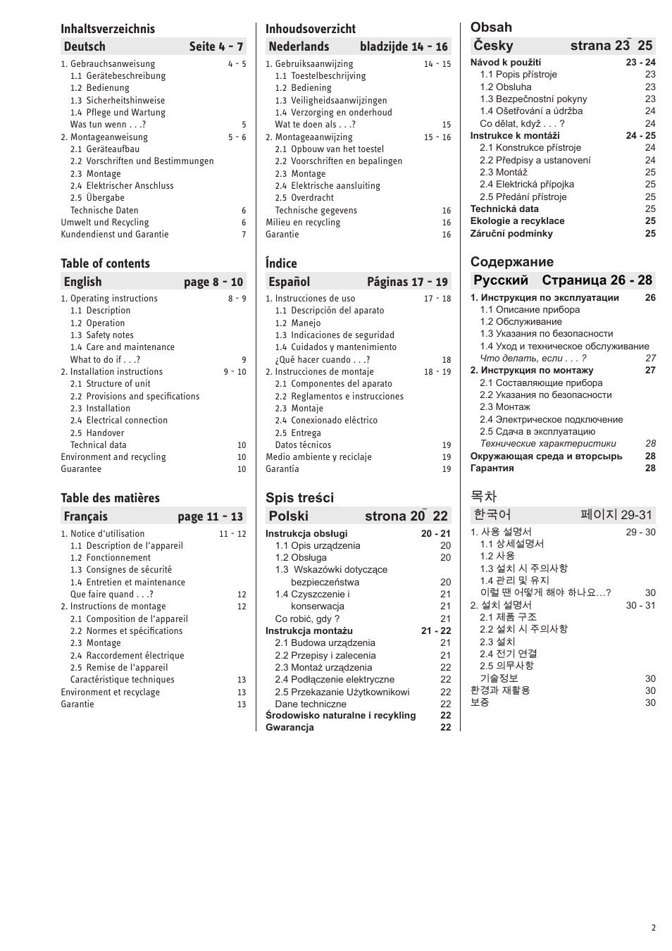 STIEBEL ELTRON CNS 50 S 11.05.2009 - 28.02.2010 User Manual | Page 2 / 34