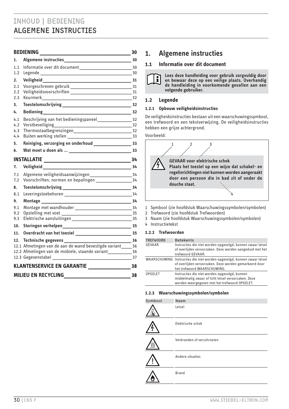 STIEBEL ELTRON CNS F с 01.03.2010 User Manual | Page 30 / 76