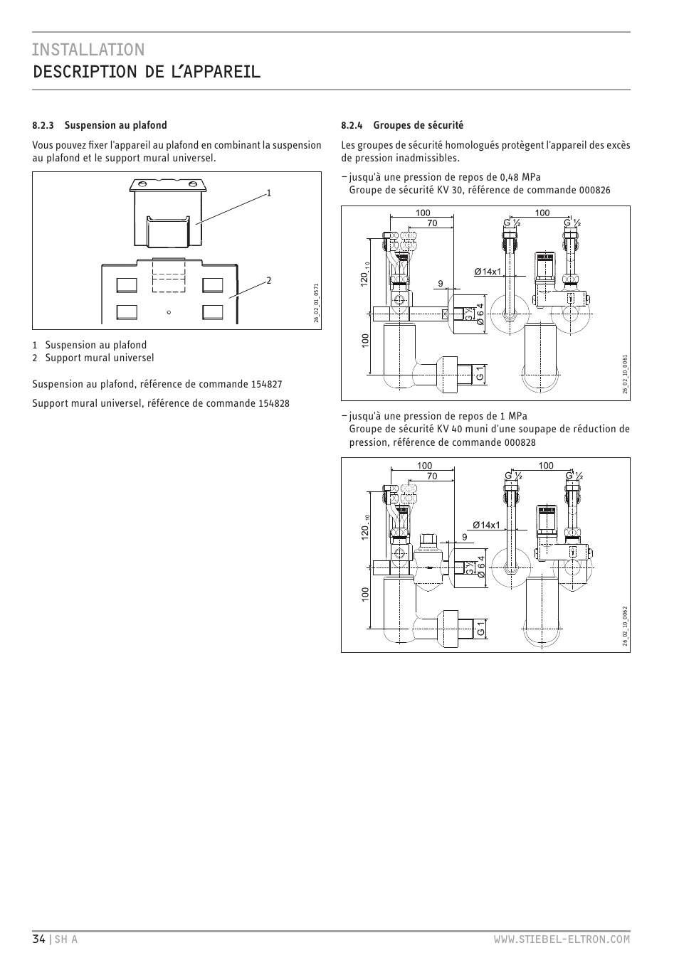 Cz`<<`.hc zv.t`.hc  <ĺttv | STIEBEL ELTRON SH A с 01.03.2009 User Manual | Page 34 / 72