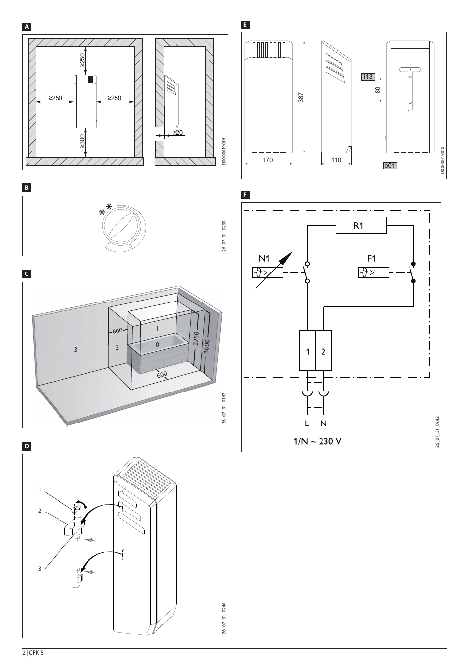 STIEBEL ELTRON CFK 5 с 01.01.1998 User Manual | Page 2 / 20