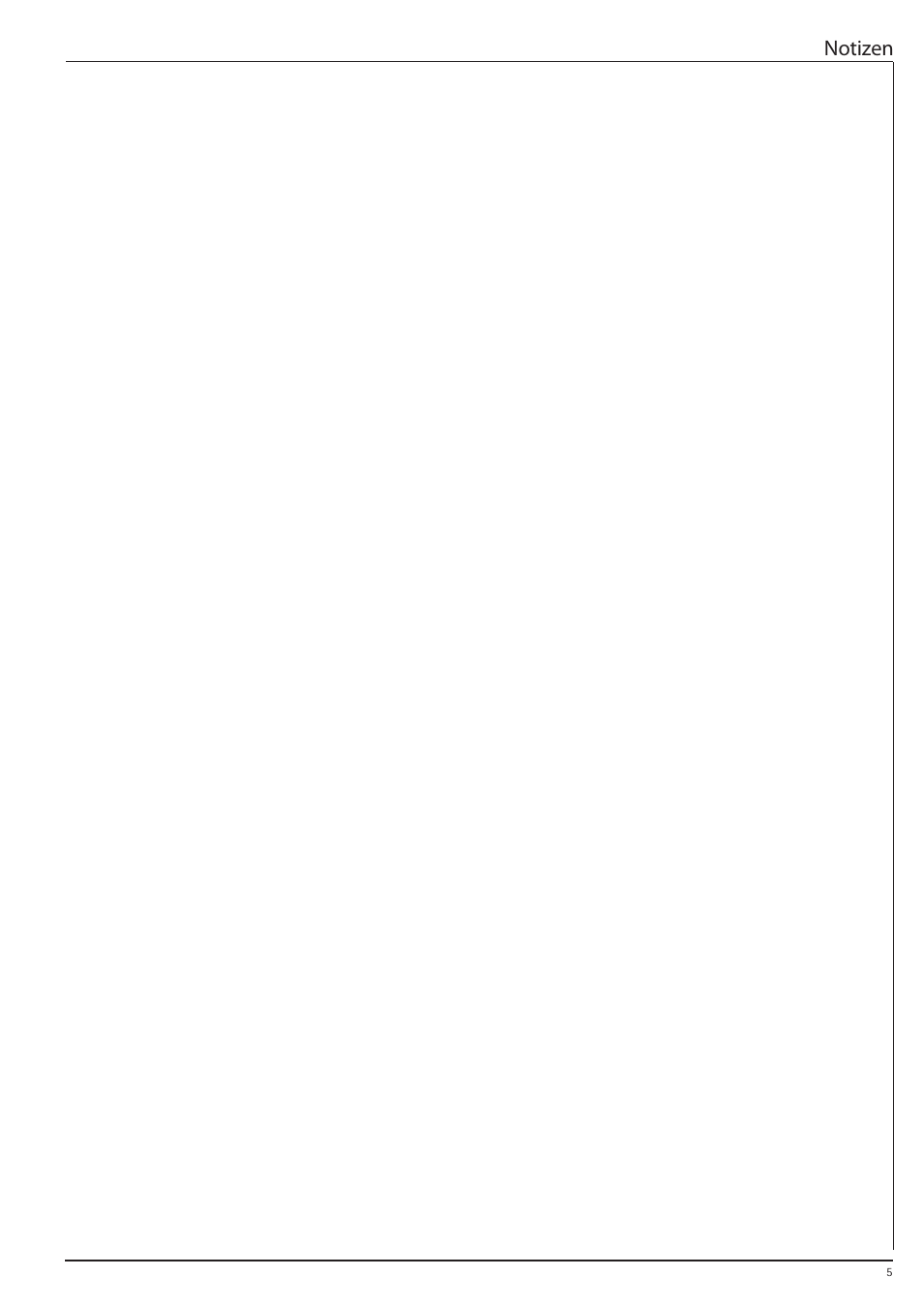 Notizen | STIEBEL ELTRON CFK 5 с 01.01.1998 User Manual | Page 5 / 20