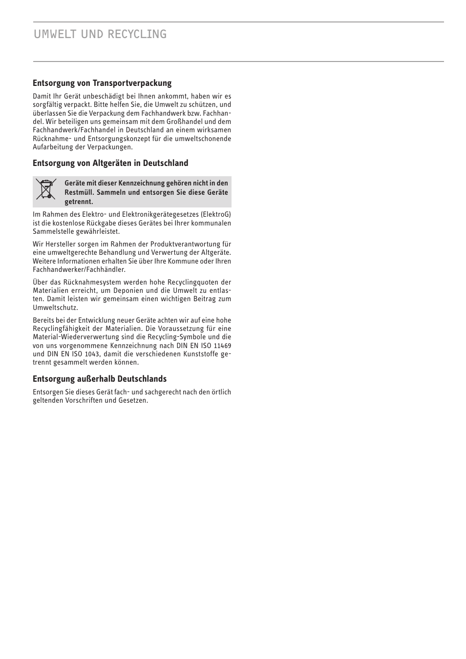 Umwelt und recycling | STIEBEL ELTRON CFK 5 с 01.01.1998 User Manual | Page 7 / 20