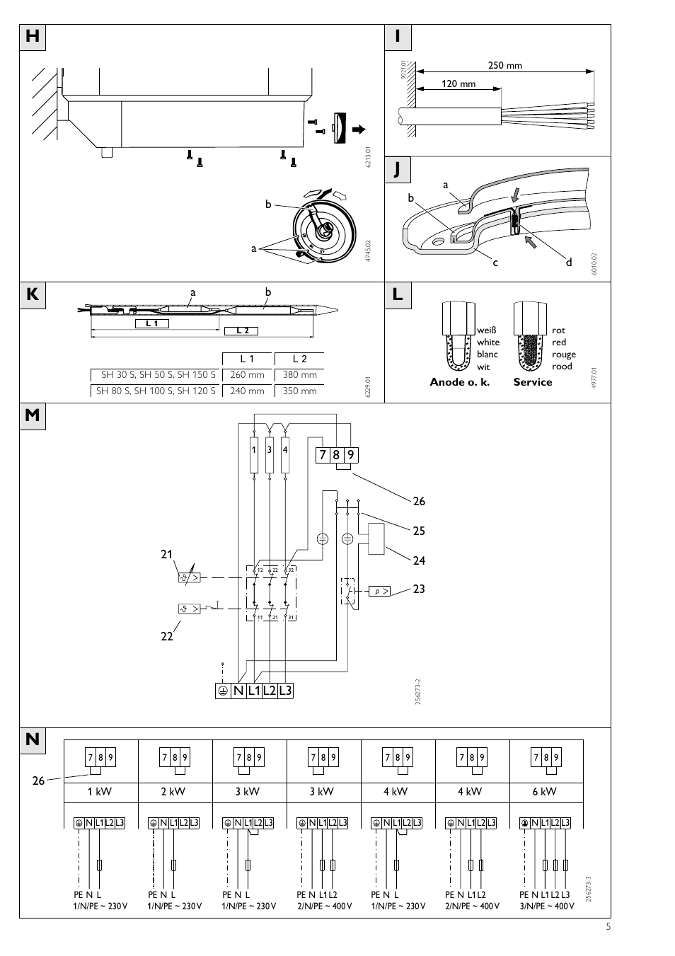STIEBEL ELTRON SH S electronic с 26.04.2004 User Manual | Page 5 / 36