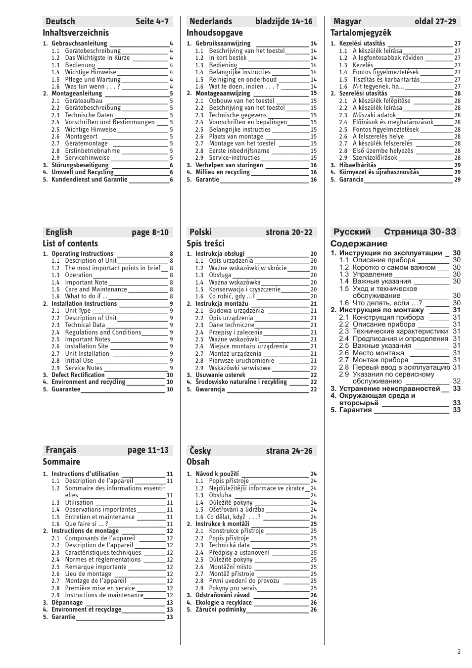 STIEBEL ELTRON SNU 5 SLi с 01.09.2007 User Manual | Page 2 / 34