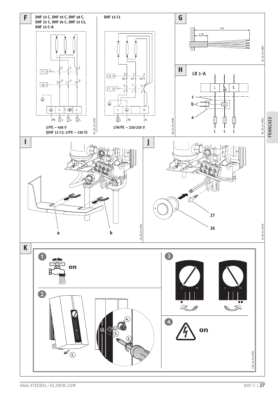 STIEBEL ELTRON DHF 12 - 24 C с 01.04.2007 User Manual | Page 27 / 103