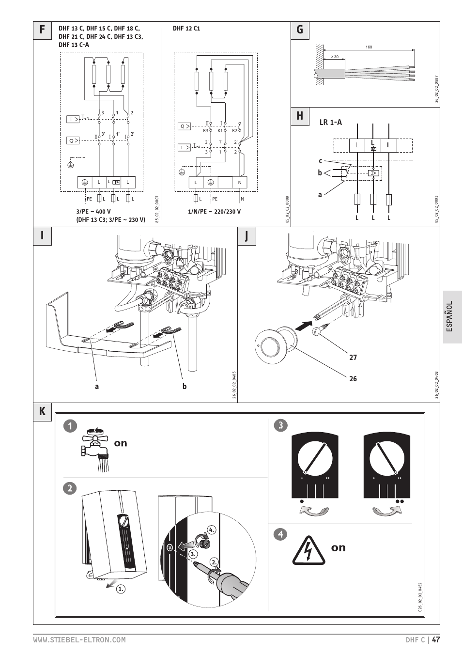 STIEBEL ELTRON DHF 12 - 24 C с 01.04.2007 User Manual | Page 47 / 103