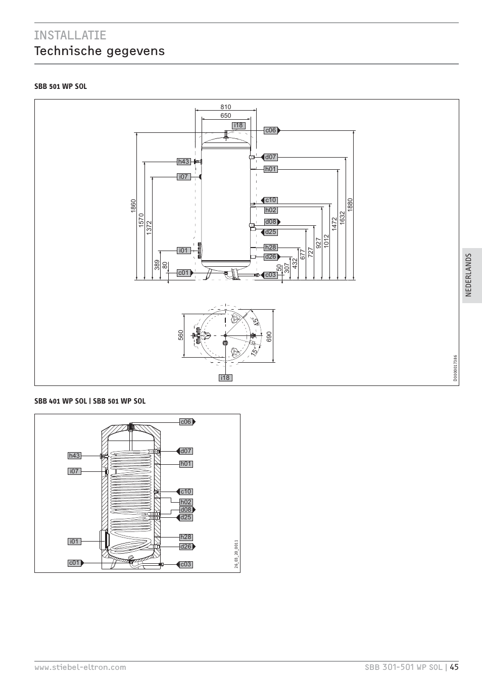 Cz`<<`. `¼äĉêńд¼ ц¼ц¼ŷ¼ĉń, Sbb 501 wp sol | STIEBEL ELTRON SBB WP SOL с 12.05.2008 User Manual | Page 45 / 80