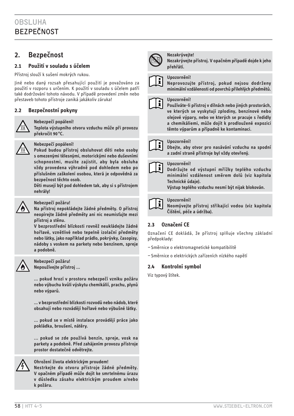 STIEBEL ELTRON HTT turbotronic 5 с 01.03.2009 User Manual | Page 58 / 88