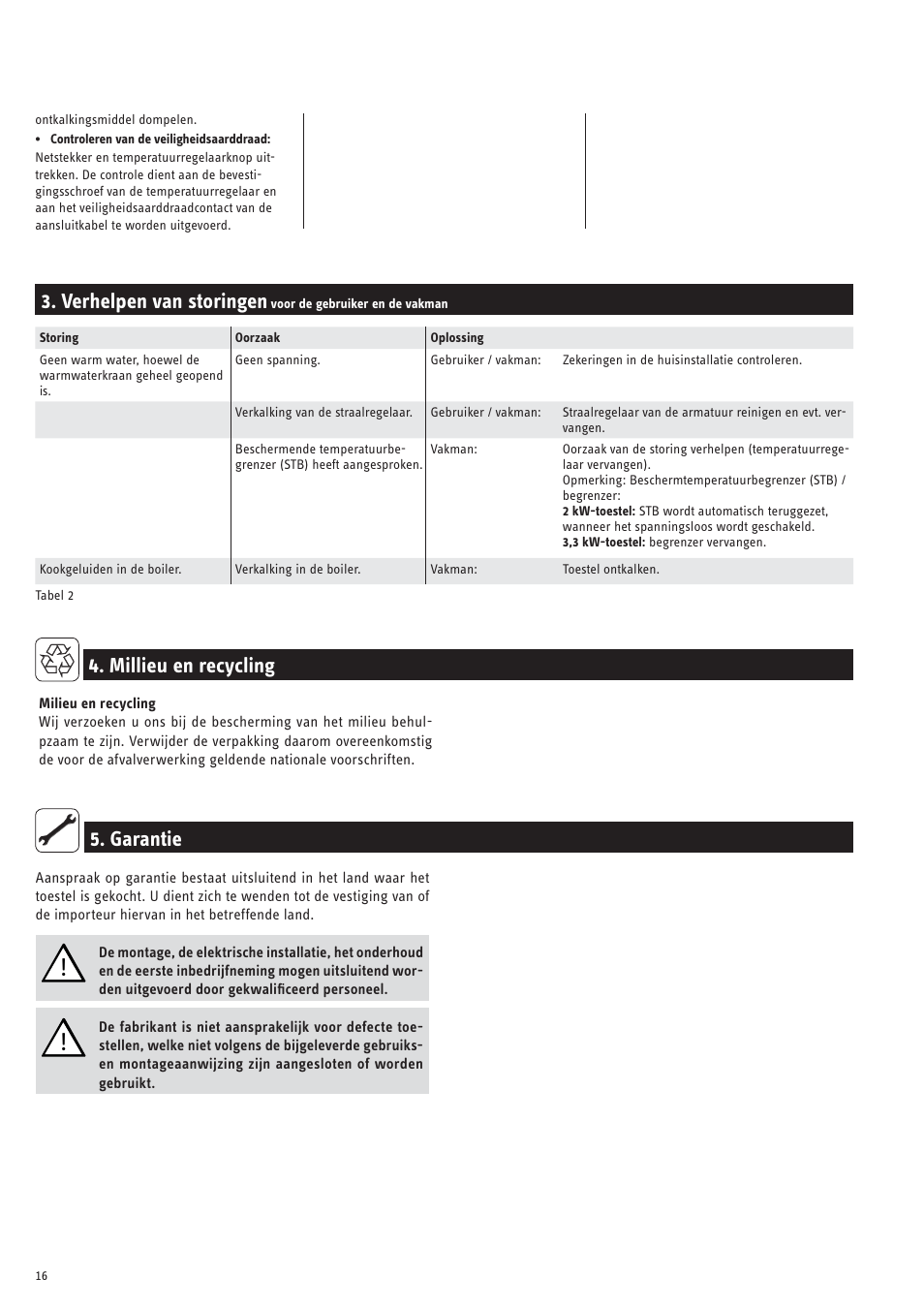 STIEBEL ELTRON SN ... SLi с 01.11.2007 User Manual | Page 16 / 34