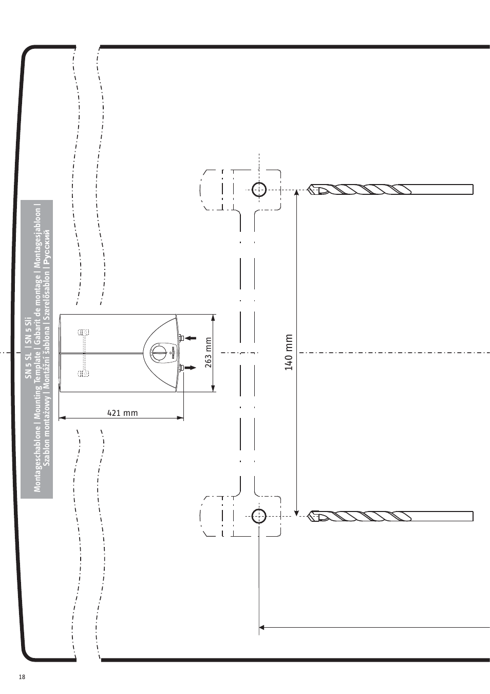 140 mm | STIEBEL ELTRON SN ... SLi с 01.11.2007 User Manual | Page 18 / 34