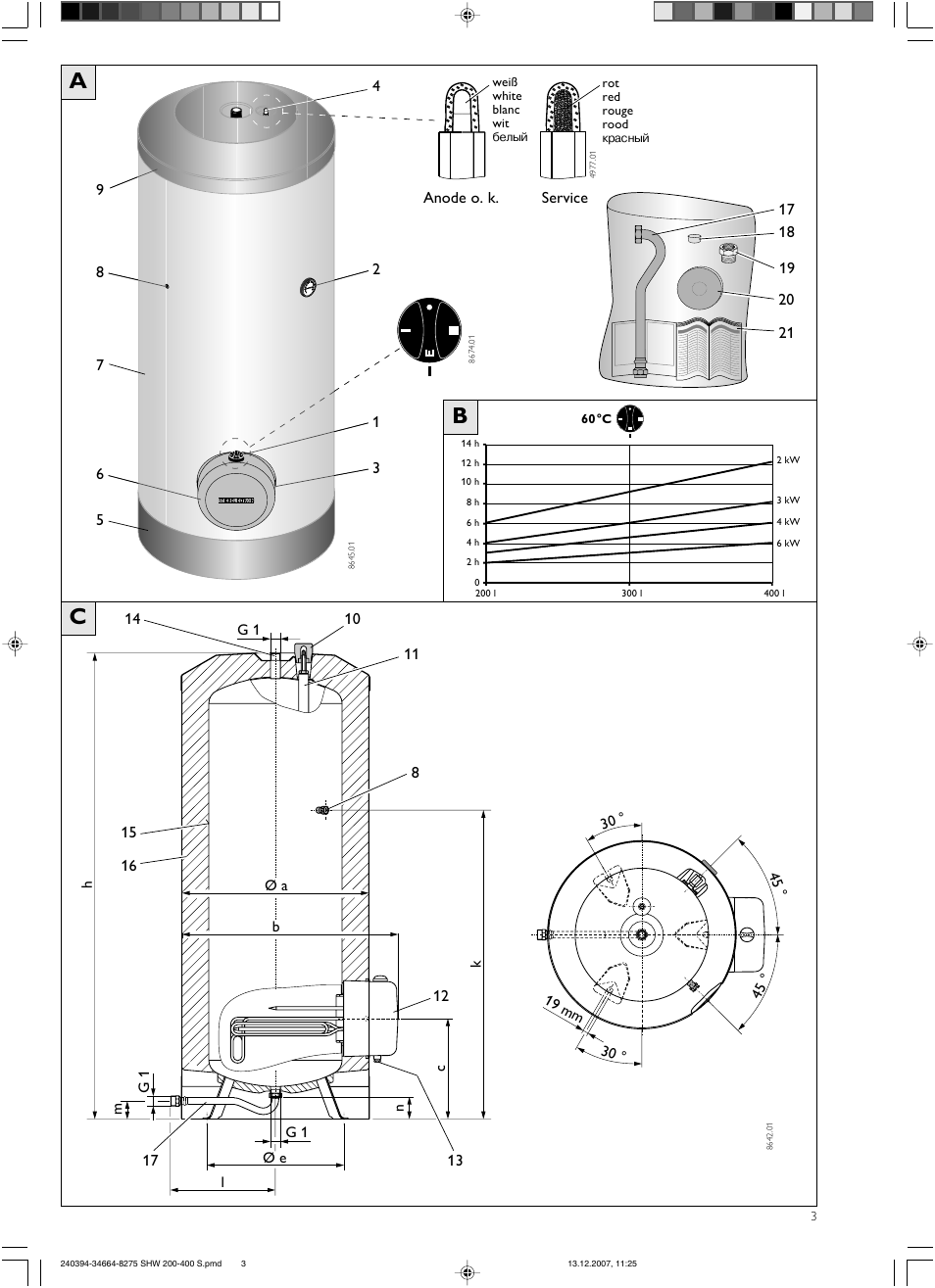 STIEBEL ELTRON SHW ... S 01.11.2007 - 05.05.2013 User Manual | Page 3 / 32
