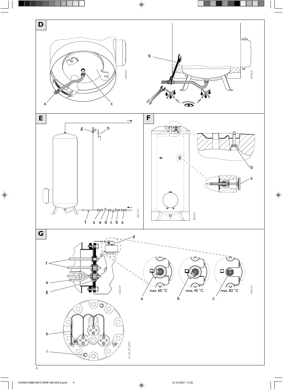 De f g | STIEBEL ELTRON SHW ... S 01.11.2007 - 05.05.2013 User Manual | Page 4 / 32