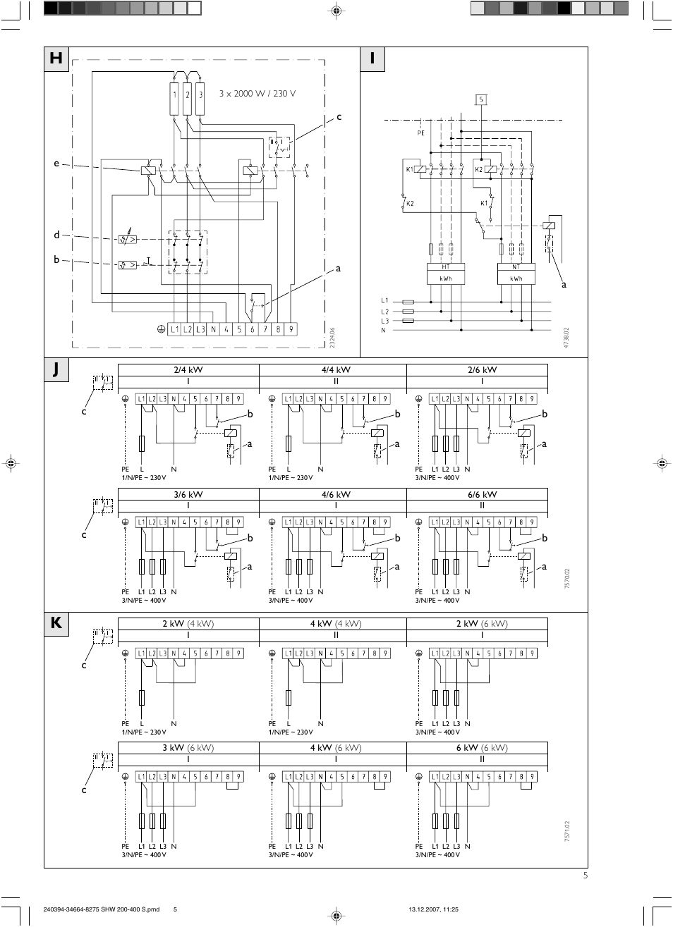 Ca e d b | STIEBEL ELTRON SHW ... S 01.11.2007 - 05.05.2013 User Manual | Page 5 / 32