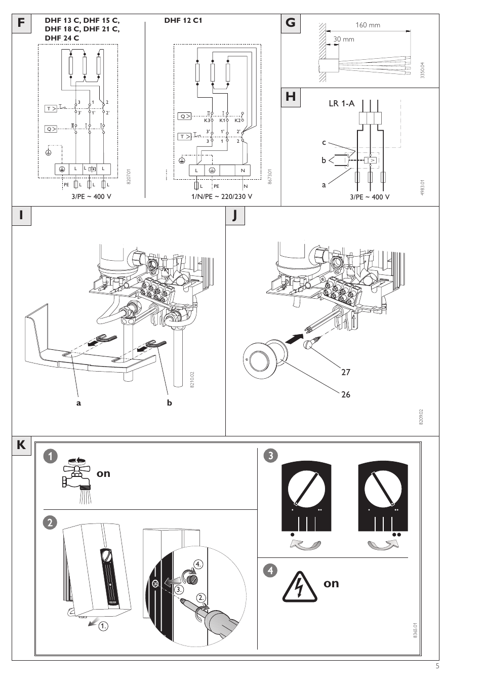 STIEBEL ELTRON DHF .. C 22.04.2002 - 31.01.2004 User Manual | Page 5 / 52