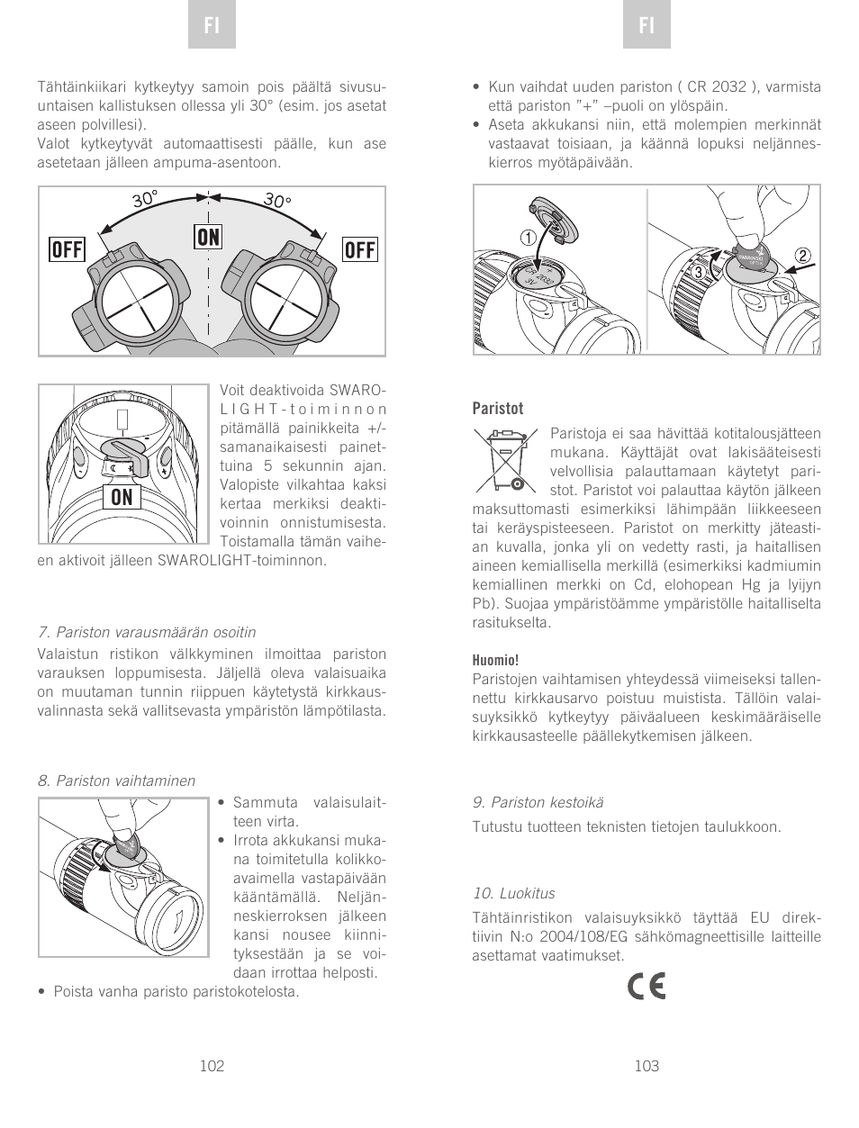 De fi fi | Swarovski Optik Z6(i) 5-30x50 P (BT) User Manual | Page 52 / 71