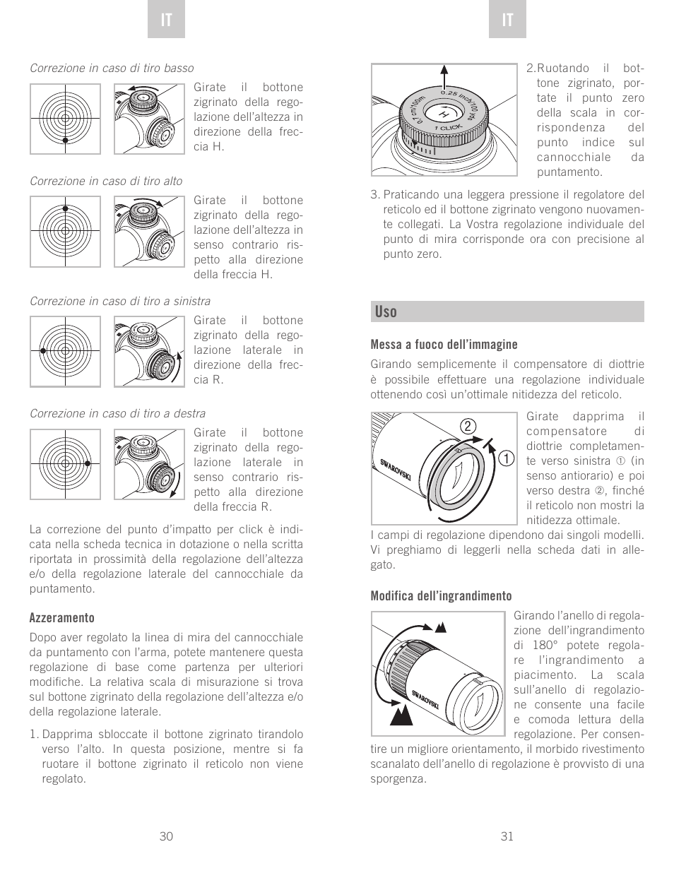 De it it | Swarovski Optik Z3 4-12x50 User Manual | Page 16 / 43