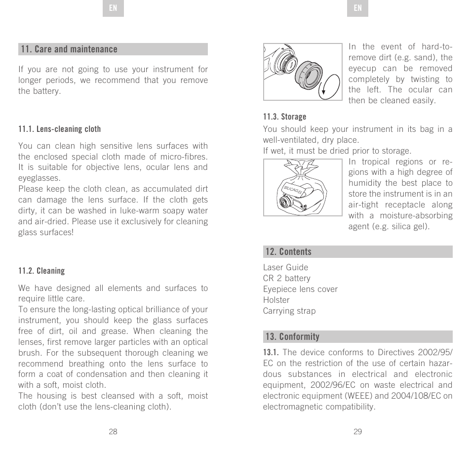 Swarovski Optik Rangefinder User Manual | Page 15 / 83