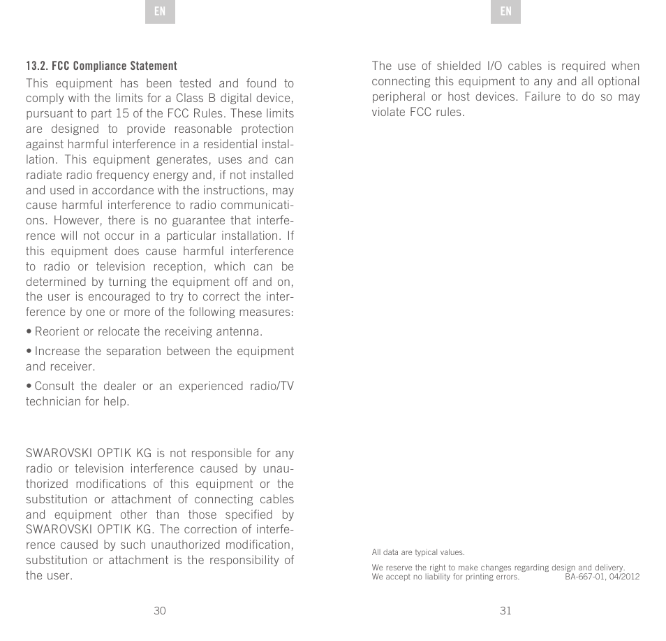 Swarovski Optik Rangefinder User Manual | Page 16 / 83