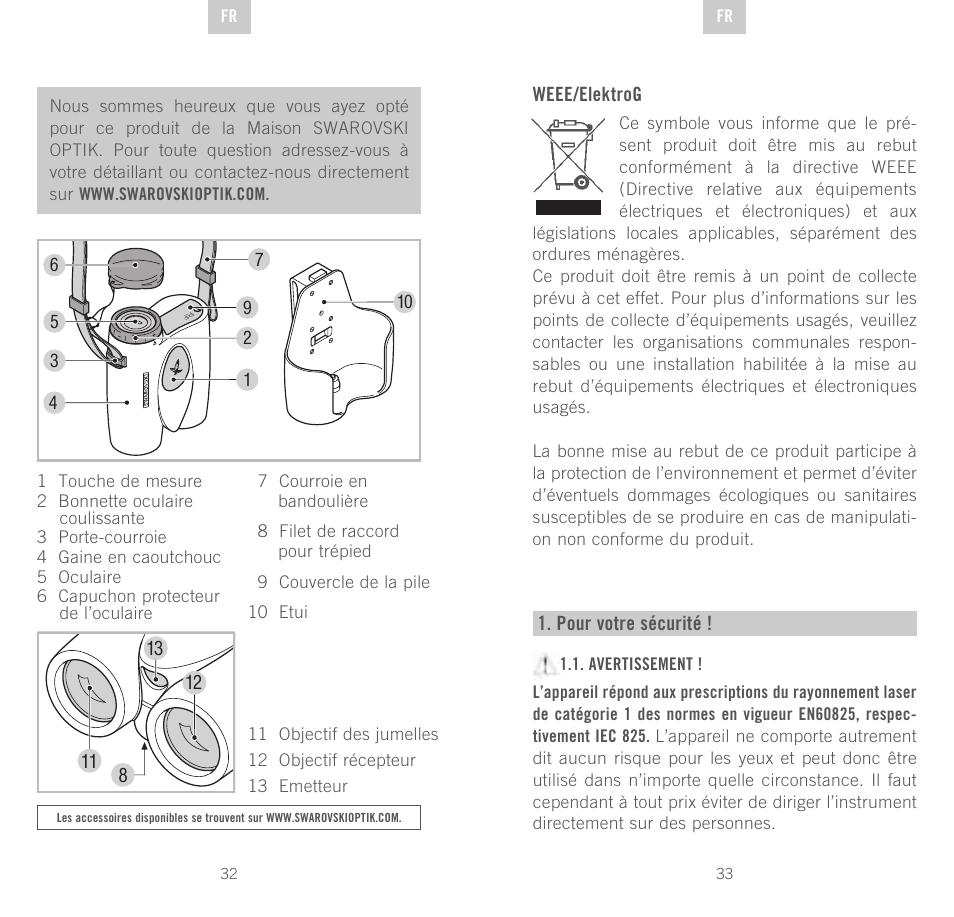 Swarovski Optik Rangefinder User Manual | Page 17 / 83