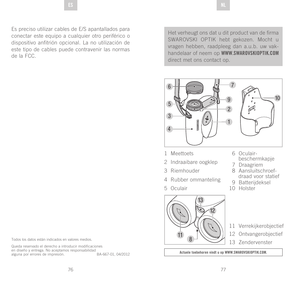 Swarovski Optik Rangefinder User Manual | Page 39 / 83