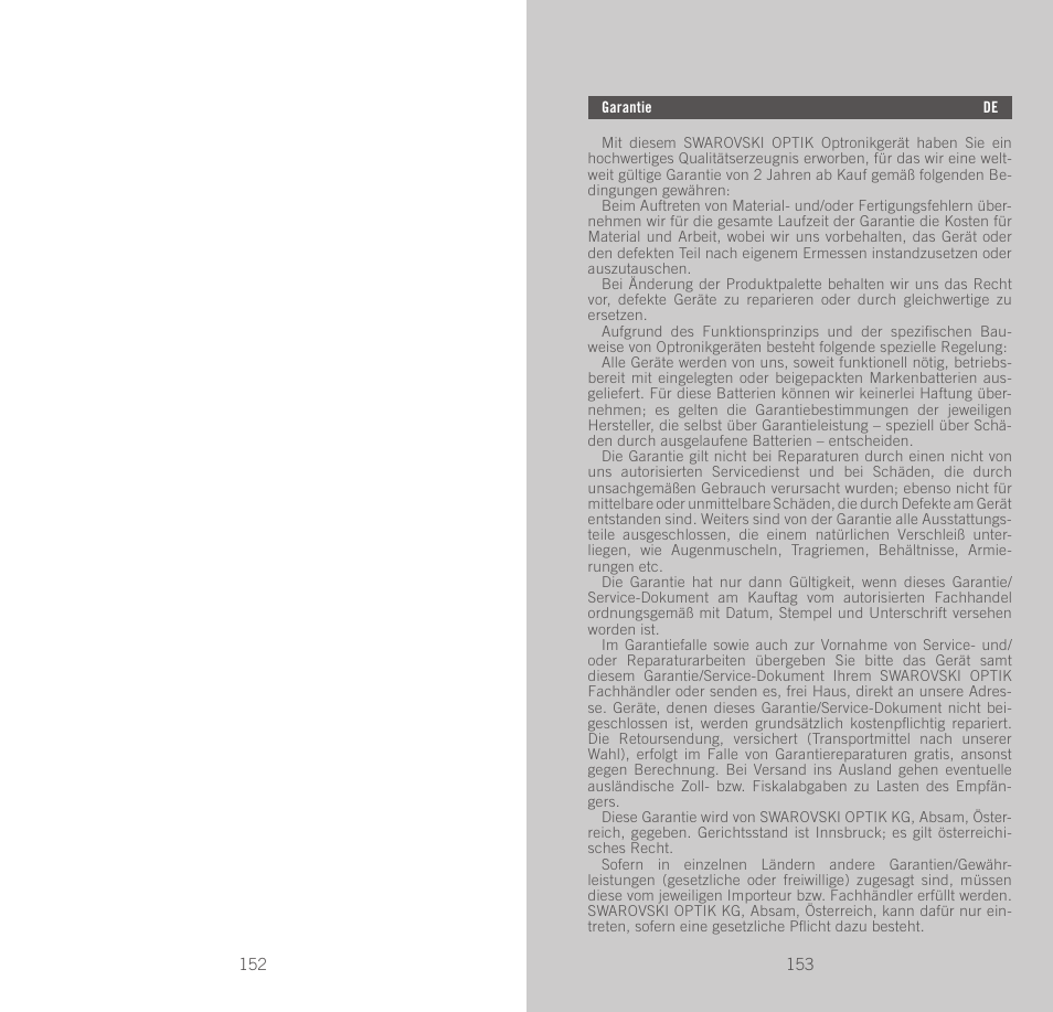 Swarovski Optik Rangefinder User Manual | Page 77 / 83