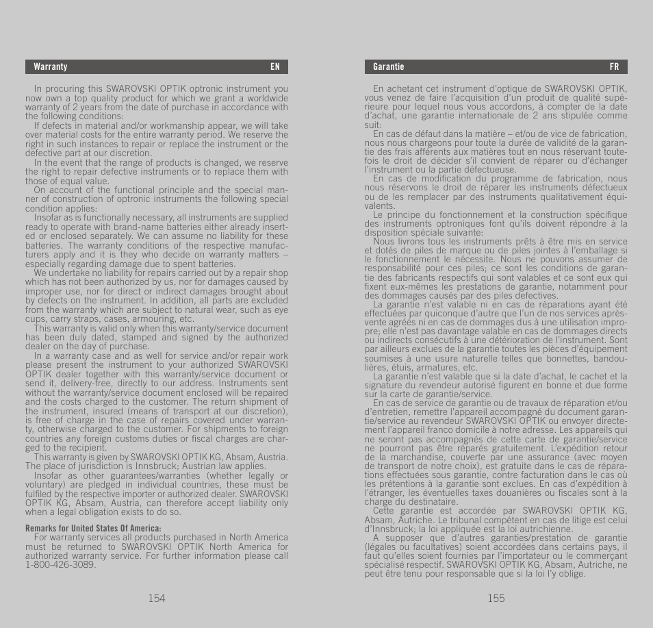 Swarovski Optik Rangefinder User Manual | Page 78 / 83