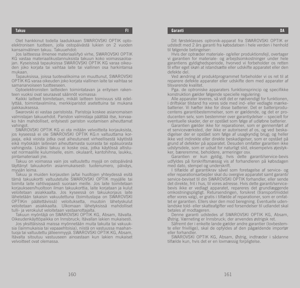Swarovski Optik Rangefinder User Manual | Page 81 / 83