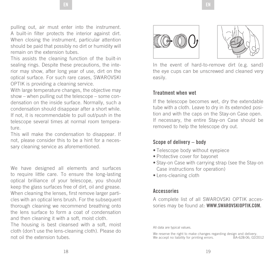 Swarovski Optik CTS User Manual | Page 10 / 53