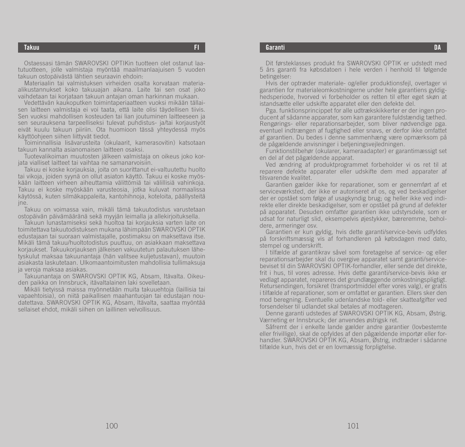 Swarovski Optik CTS User Manual | Page 51 / 53