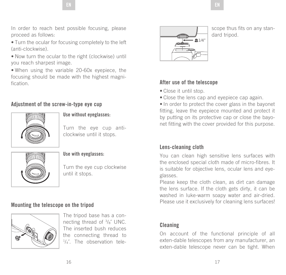 Swarovski Optik CTS User Manual | Page 9 / 53
