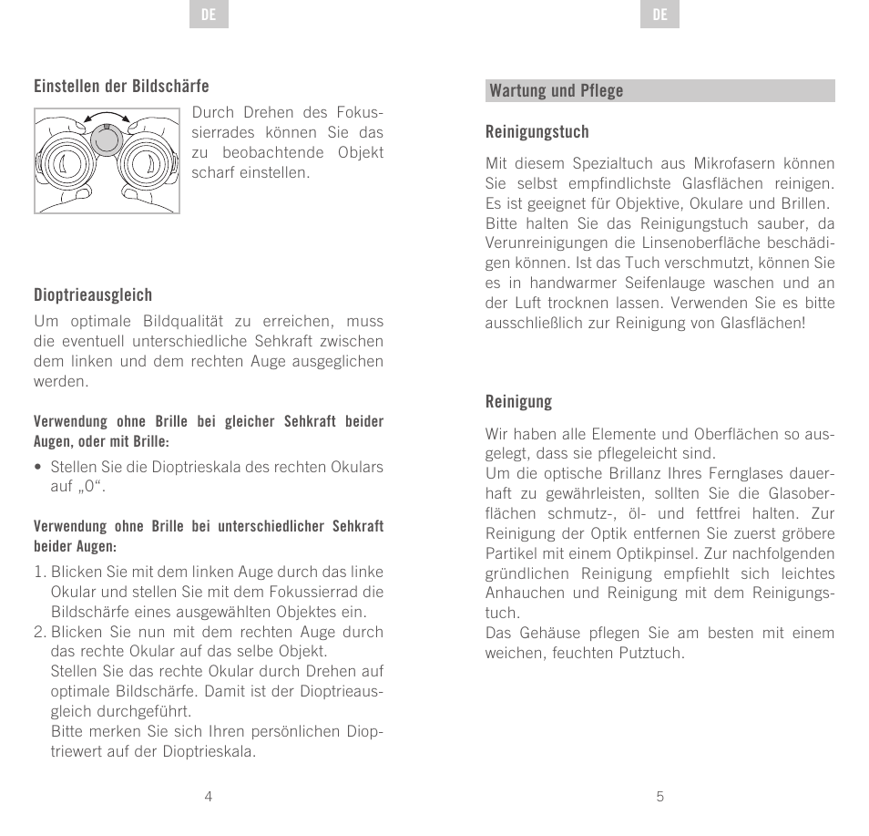 Swarovski Optik Habicht User Manual | Page 3 / 33