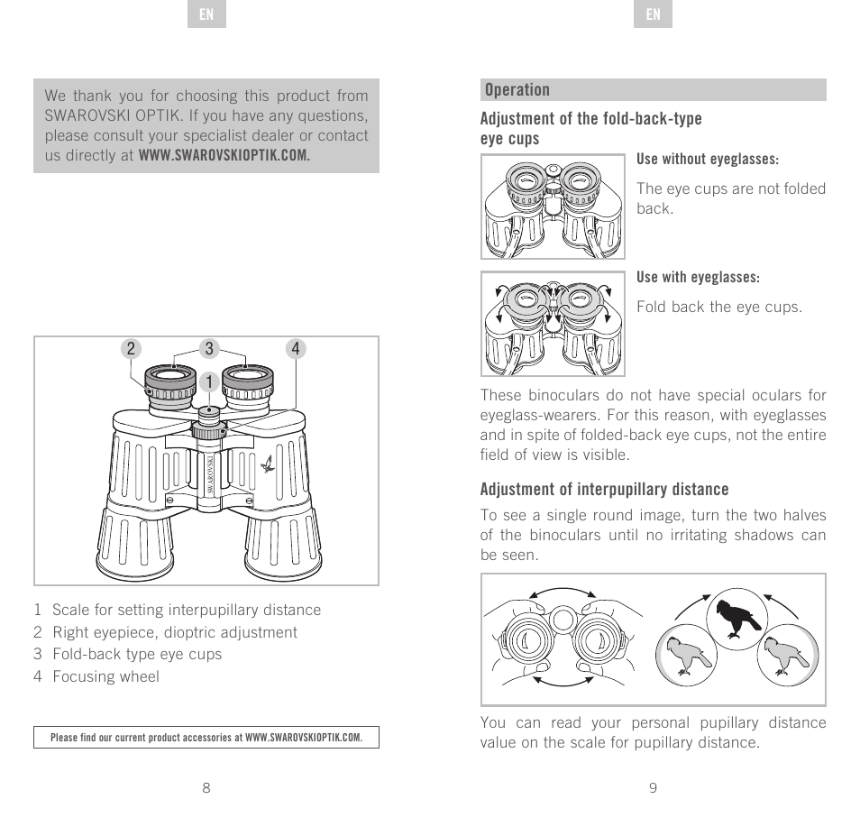 Swarovski Optik Habicht User Manual | Page 5 / 33