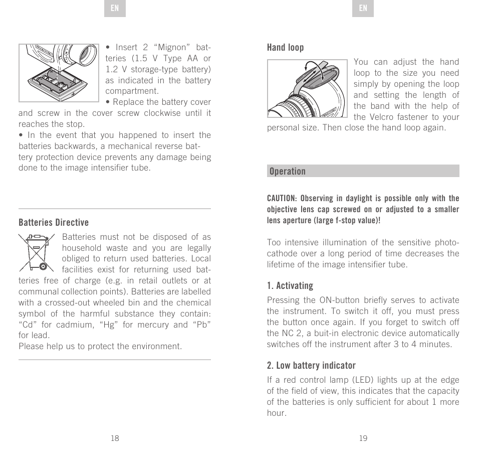 Swarovski Optik NC	2 User Manual | Page 10 / 61
