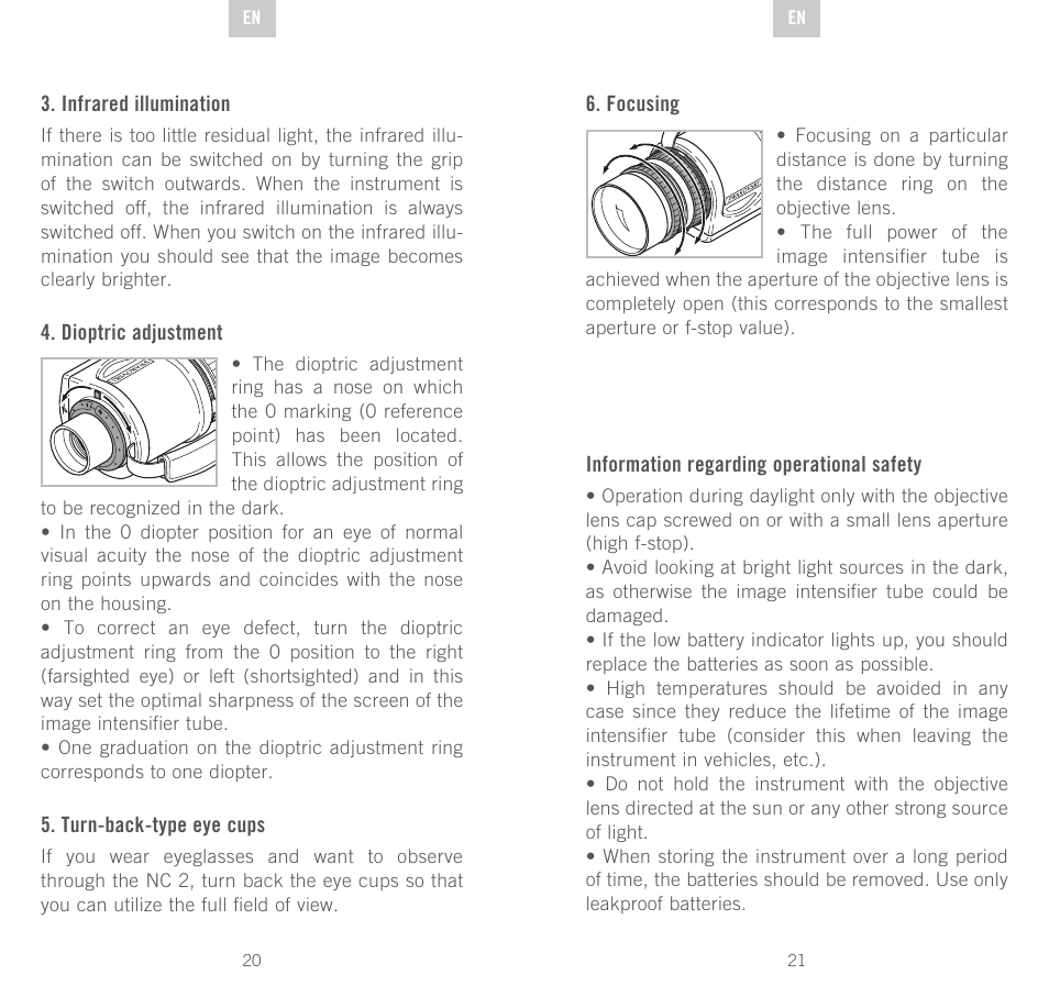 Swarovski Optik NC	2 User Manual | Page 11 / 61